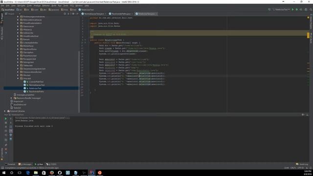Curso Java Completo - Aula 107: NIO pt 05 Relativizando paths смотреть онлайн