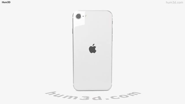 Apple iPhone SE 3 3D model by Hum3D.com смотреть онлайн