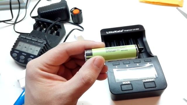 Аккумуляторы 18650 и зарядка Litokala li-500 power bank смотреть онлайн