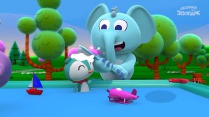 СЛОН ТРОМПИТА и другие песни про зоопарк | Песенки про зоопарк