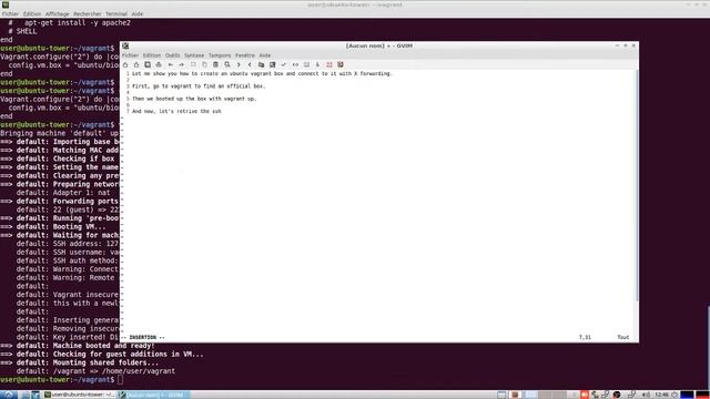 SSH in vagrant box with X11 forwarding смотреть онлайн
