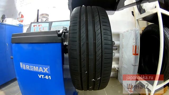 Проверка на балансировочном станке шин Continental 225/45R17 смотреть онлайн