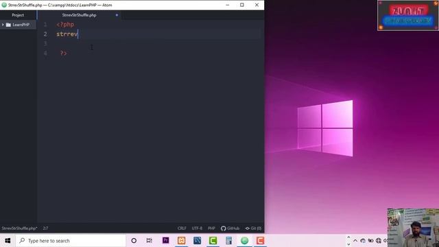 How to Learn about PHP Strrev and Str Shuffle Part-72 by Zain Ul Abideen IIT Chakswari Mirpur смотреть онлайн