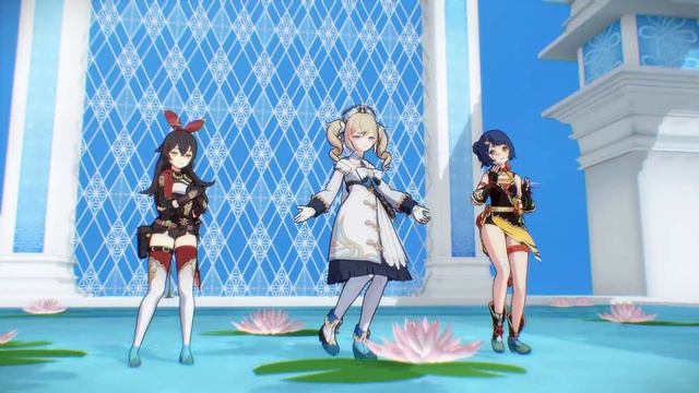 【MMD/Genshin Impact】原神キャラ9人でSTEP【2160p】 смотреть онлайн