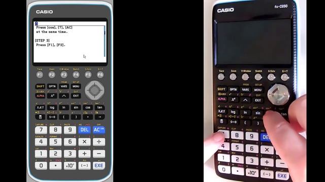 fx-CG50: Exam Mode and Exiting Exam Mode смотреть онлайн