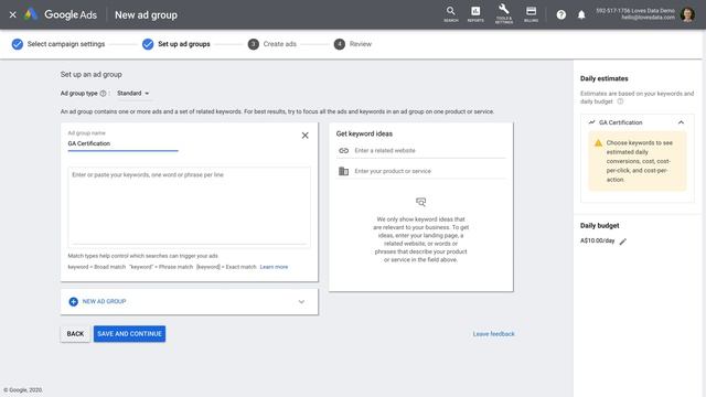 Creating Campaigns in Google Ads // Walk-through the new creation steps, auto-saving, and drafts смотреть онлайн