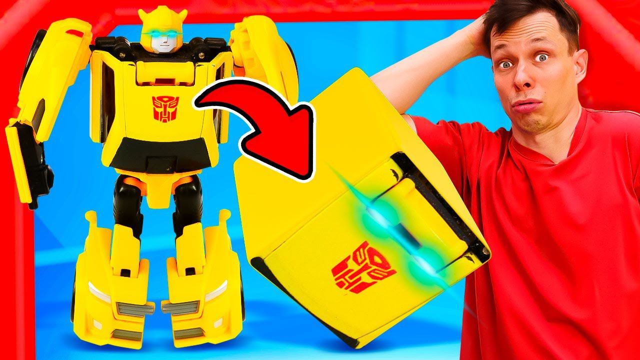 Строим летний домик для трансформеров! Игрушки для мальчиков и трансформеры в видео для детей смотреть онлайн