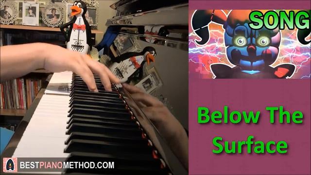 FNAF Sister Location Song - Below The Surface - Griffinilla (Piano Cover By Amosdoll)