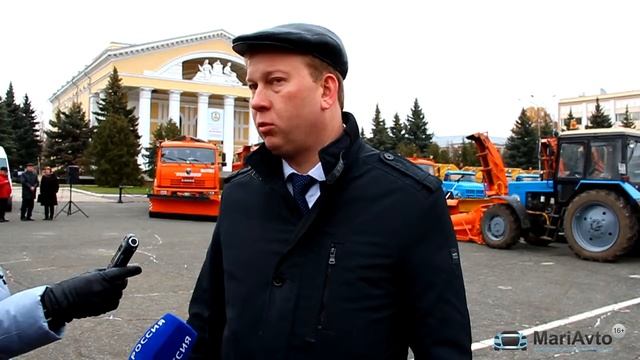 MariAvto.ru - Вручение ключей от новой коммунальной техники в Йошкар-Оле смотреть онлайн