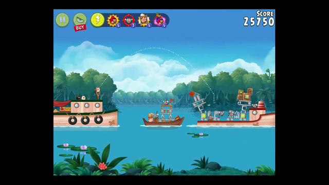 Angry Birds Rio 2 - Gameplay Playthrough Blossom River Level 14 [HD] смотреть онлайн