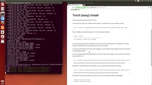 Torch 7 Deep Learning install with cuDNN - NVIDIA Jetson TK1 смотреть онлайн