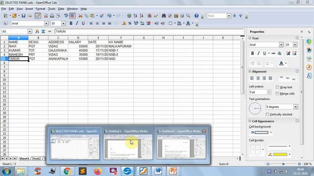 How to create Mail Merge & Table of Contents in Open Office Class 10 смотреть онлайн