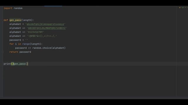 Как сделать Генератор паролей на PYTHON?? смотреть онлайн