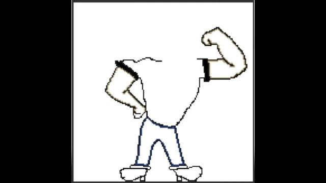 Johnny Bravo drawing (pixel art) #Myhart смотреть онлайн