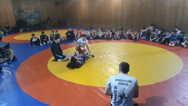 мастера спорта международного класса вольной борьбы Муртузали Муслимова и Ахмеднаби Гварзатилова смотреть онлайн