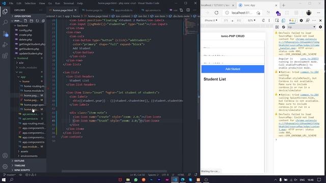 #8 READ Operation Front-End Ionic 5 | Ionic 5 PHP MySQL CRUD Operations | Ionic 5 Tutorials смотреть онлайн