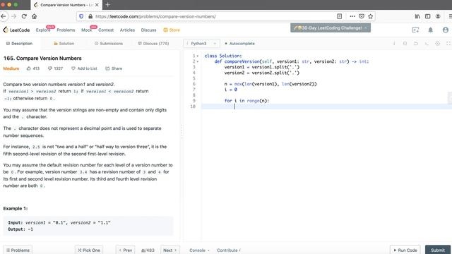 LeetCode in Python 165. Compare Version Numbers - Michelle小梦想家 смотреть онлайн