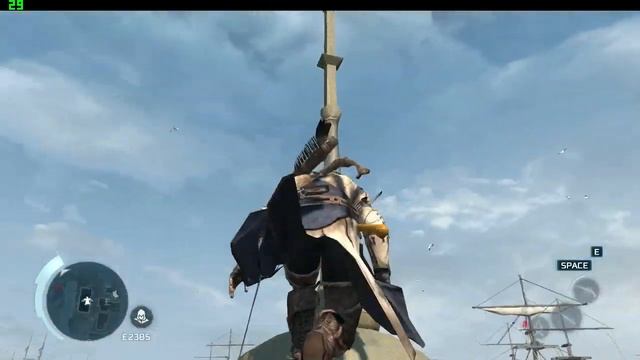 assassins creed 3 playing on nvidia geforce 9500 gt 512 mb +FPS смотреть онлайн