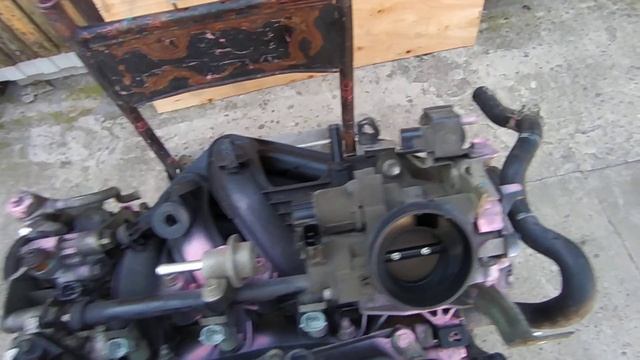 Двигатель Daihatsu KF-VE стальной поддон, механический дроссель. Пробег 74 тыс.км. смотреть онлайн