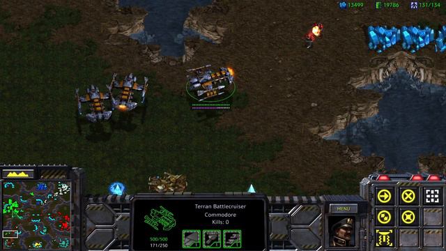 Starcraft Remastered Gameplay Terran | With Cheat Codes смотреть онлайн