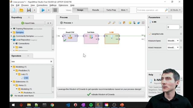 K-Nearest Neighbors (KNN) with Rapidminer смотреть онлайн