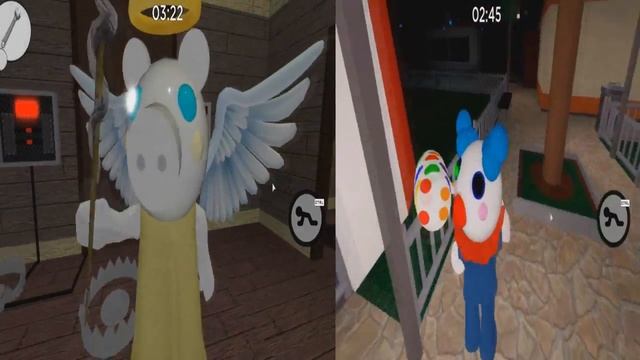 ROBLOX PIGGY ANGEL vs PIGGY CLOWNY JUMPSCARE смотреть онлайн