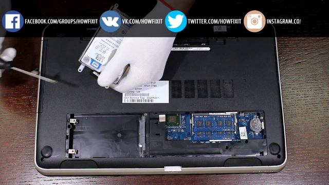 How to install SSD in Dell Inspiron 15R 5721 | Hard Drive replacement смотреть онлайн
