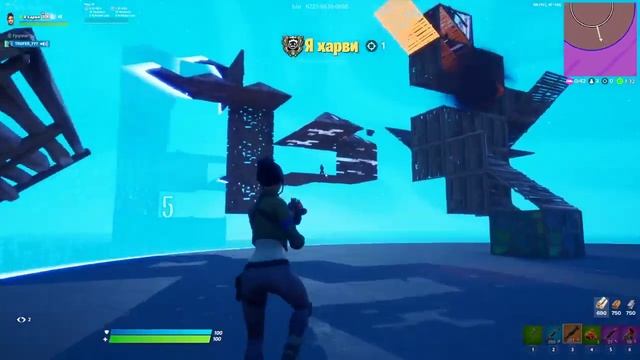 Играю в фортнайт с подписчиками. В бокс пвп. смотреть онлайн