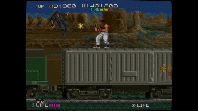 Bad Dudes vs. Dragonninja (Arcade) - complete game смотреть онлайн