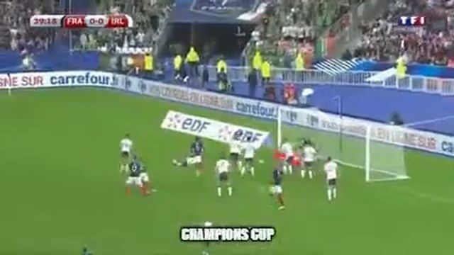 Гол Оливье Жиру в ворота Ирландии Франция 1- 0 Ирландия 44' Жиру смотреть онлайн