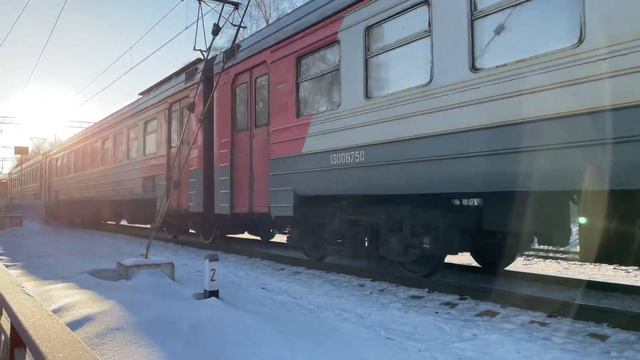 Электропоезд ЭД4М 0148 Москва - Сергиев Посад на о.п. Правда смотреть онлайн