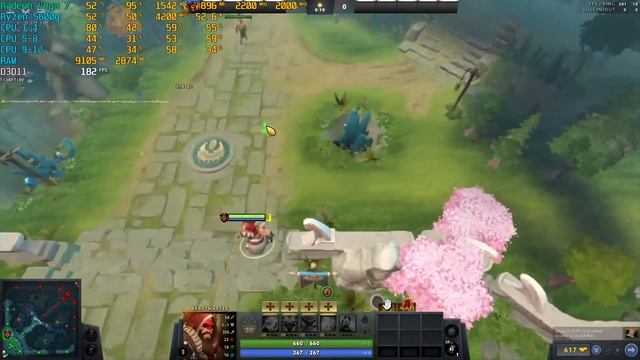 Ryzen 5 5600g + Vega 7 Dota 2 смотреть онлайн