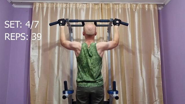 Тренировка подтягиваний от Максима Трухоновца/строгие подтягивания. 84 повторения. смотреть онлайн