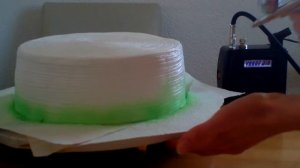 покраска торта аэрографом