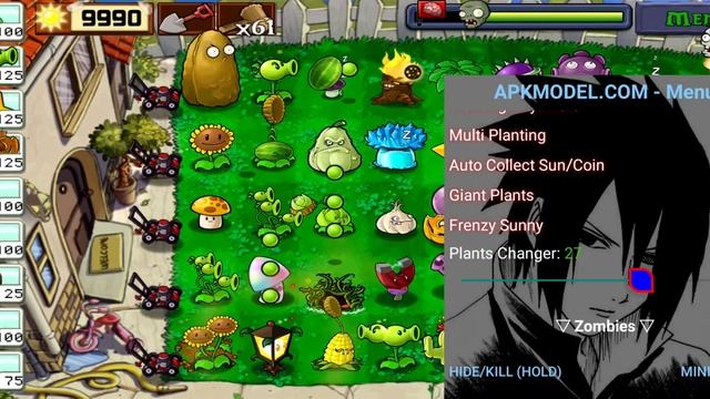 Fast Kill All Zombies || Plants Vs Zombies Mod Menu || PvZ Mod Menu Game Play Part 55 смотреть онлайн