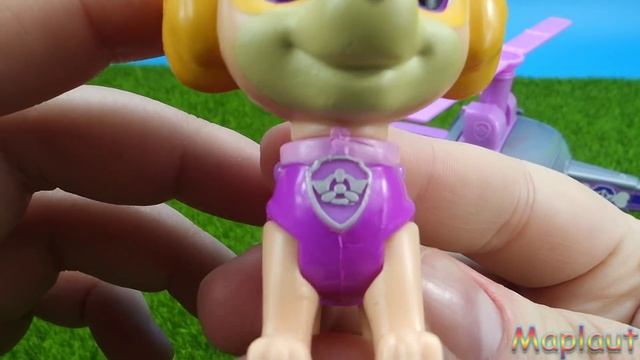 Щенячий патруль игрушка Скай и вертолет спасателя Paw patrol Skye's High Flyin' copter смотреть онлайн