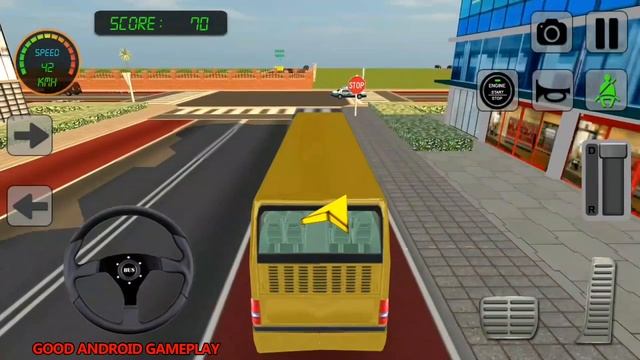 Bus Driving Academy 3D - PRO Driver Bus | City School | Parking Mode| Android GamePlay FHD смотреть онлайн