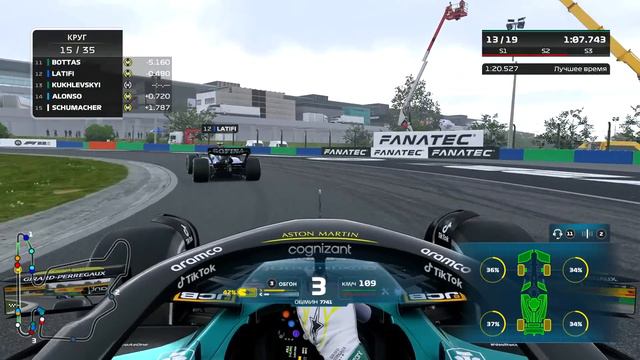 АЛОНСО ОПЯТЬ ЗА СВОЕ - Карьера F1 22 #13 смотреть онлайн