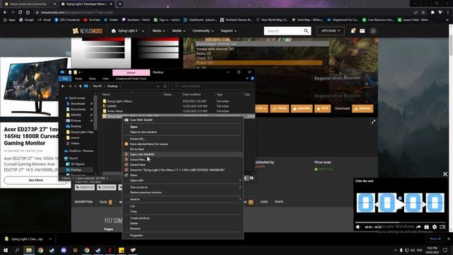 HOW TO EASILY INSTALL DYING LIGHT 2 DEVELOPER MENU!! смотреть онлайн