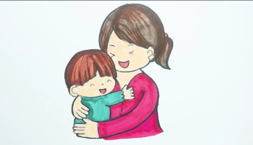 Как нарисовать Маму и Дочку смотреть онлайн