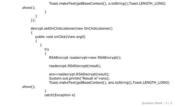 Android : RSA Encryption Decryption in Android смотреть онлайн