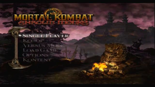 Mortal Kombat Shaolin Monks Menu Music With CampFire and River Ambience смотреть онлайн