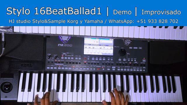 16BeatBalad1 de Yamaha PSR 340 en KORG Pa600 смотреть онлайн