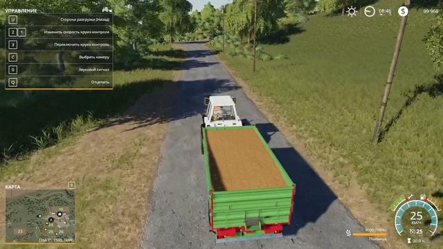 Farming Simulator 19 куда продавать зерно урожай смотреть онлайн