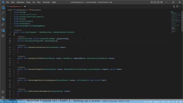 PHOTON FUSION 101 - Part 2/6: Set up a multiplayer game смотреть онлайн