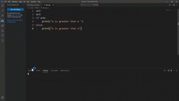 Getting Started with Python in Visual Studio Code and install packages (like NumPy) using PIP