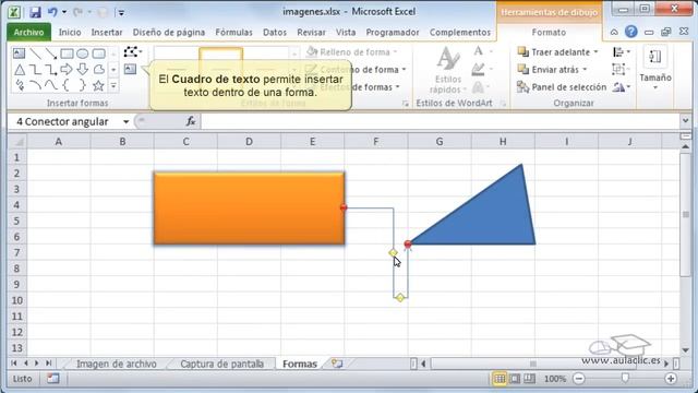 Curso de Excel 2010. 13.3. Insertar y manipular formas смотреть онлайн