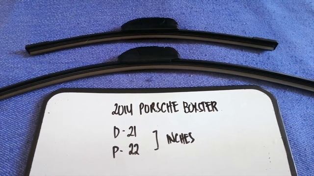 ? ? 2014 Porsche Boxster Wiper Blade Replacement Size ? смотреть онлайн