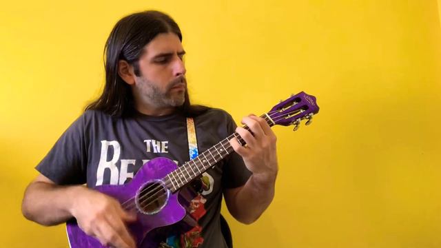 “Here There and Everywhere” Beatles Cover on Ukulele смотреть онлайн