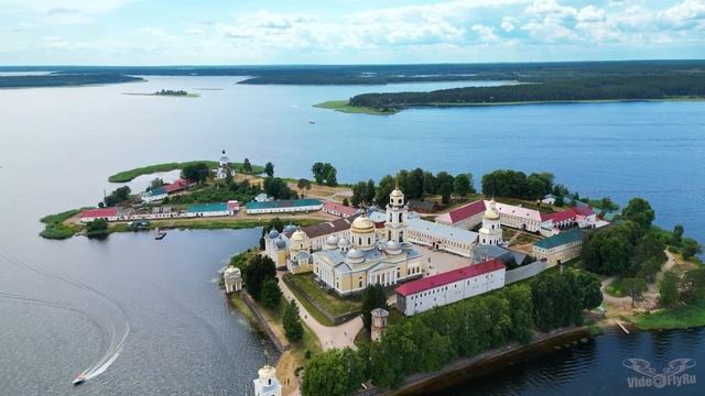 Нило-Столобенская пустынь на озере Селигер. смотреть онлайн